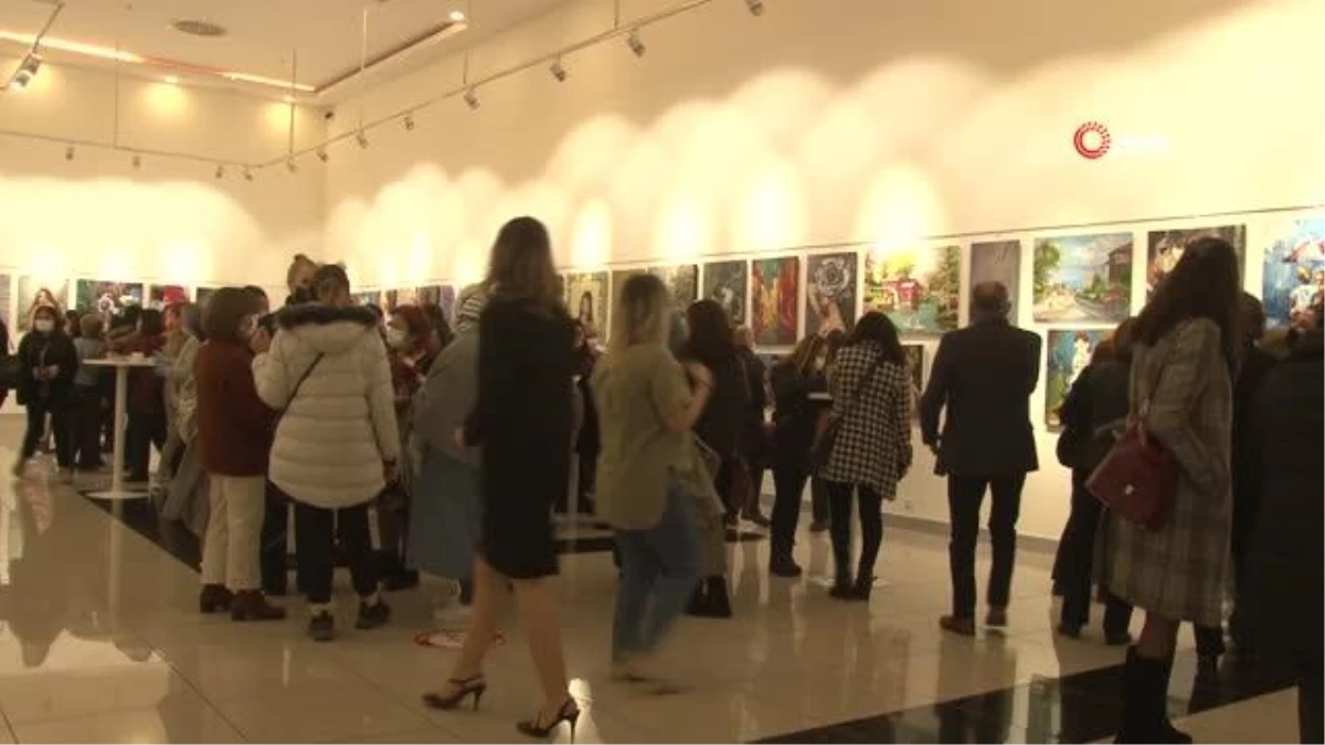 Ataşehir\'de "Rengarenk Kadınlar" resim sergisi kapılarını açtı