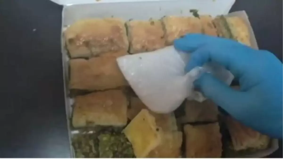 Baklava kutusu ile güvercinlerin kartonundan uyuşturucu çıktı