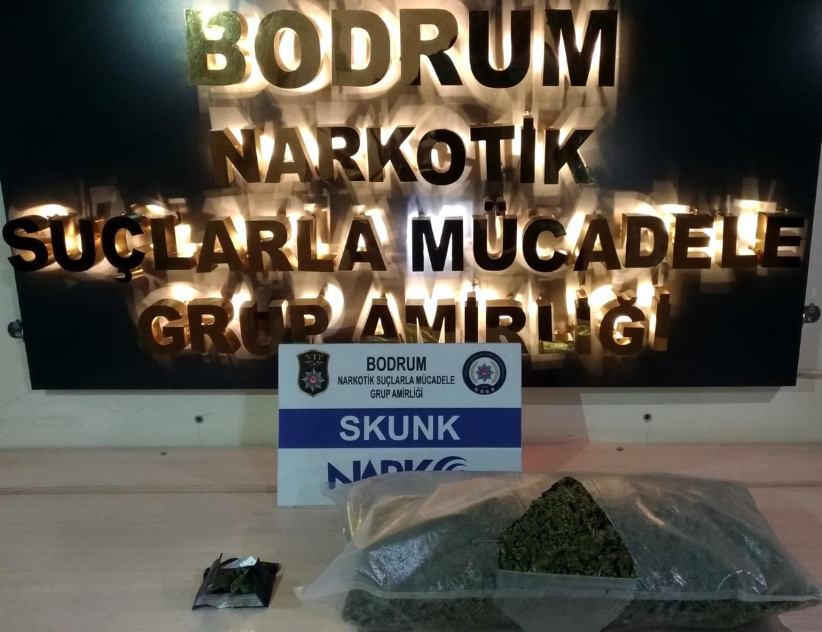 Bodrum polisi uyuşturucuya geçit vermedi