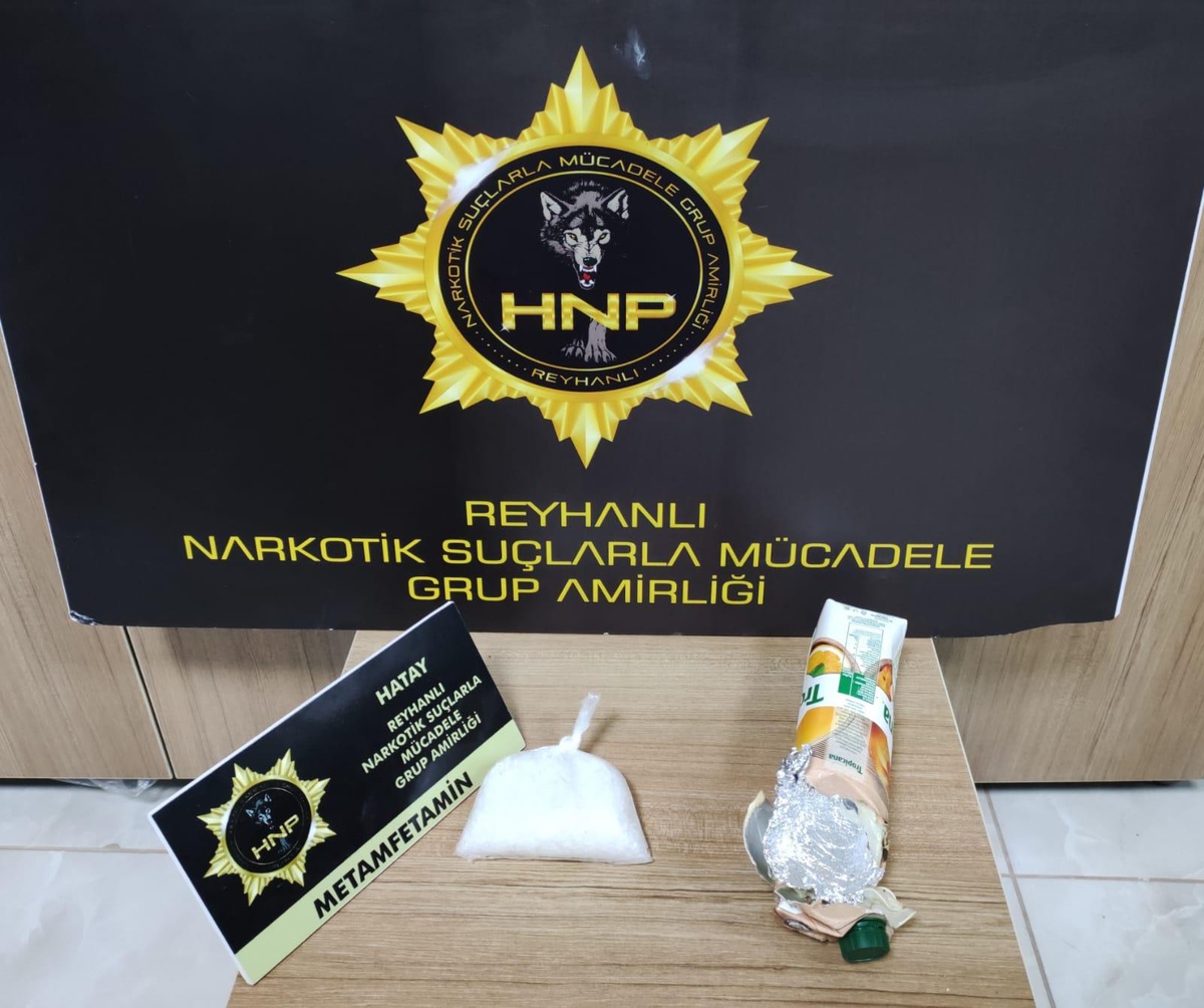 Hatay\'da meyve suyu kutusunda sentetik uyuşturucu ele geçirildi