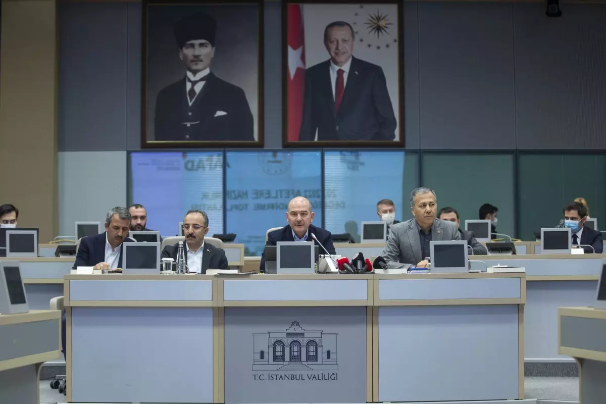 İçişleri Bakanı Süleyman Soylu, '2022 Afetlere Hazırlık Değerlendirme Toplantısı'na katıldı