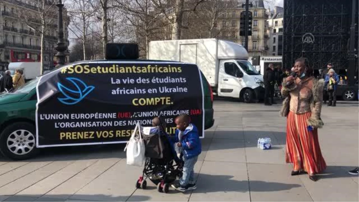 PARİS- Fransa\'da Ukrayna\'ya destek gösterileri düzenlendi