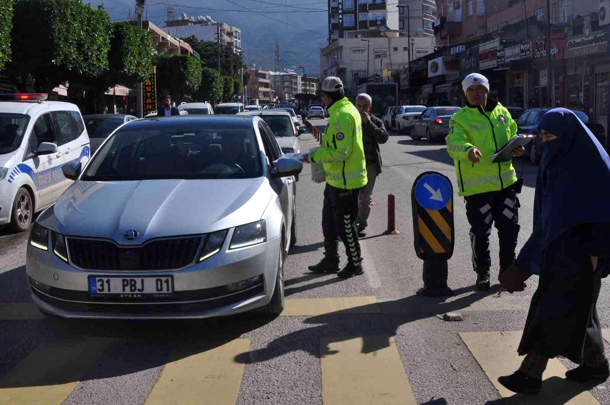 Payas Emniyeti sürücüleri bilgilendirdi