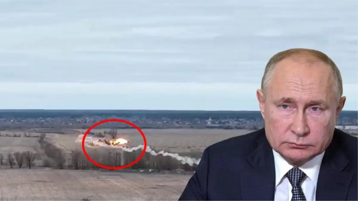 Ukrayna Bakanlığı paylaştı: Rus helikopterin vurulma anı kameralarda