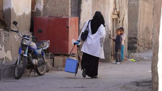 Yemen'in Taiz vilayetinde koleraya karşı aşı kampanyası