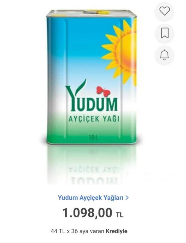 36 ay taksitle ayçiçek yağı! İnternet sitesinin yayınladığı ilan gündeme bomba gibi düştü