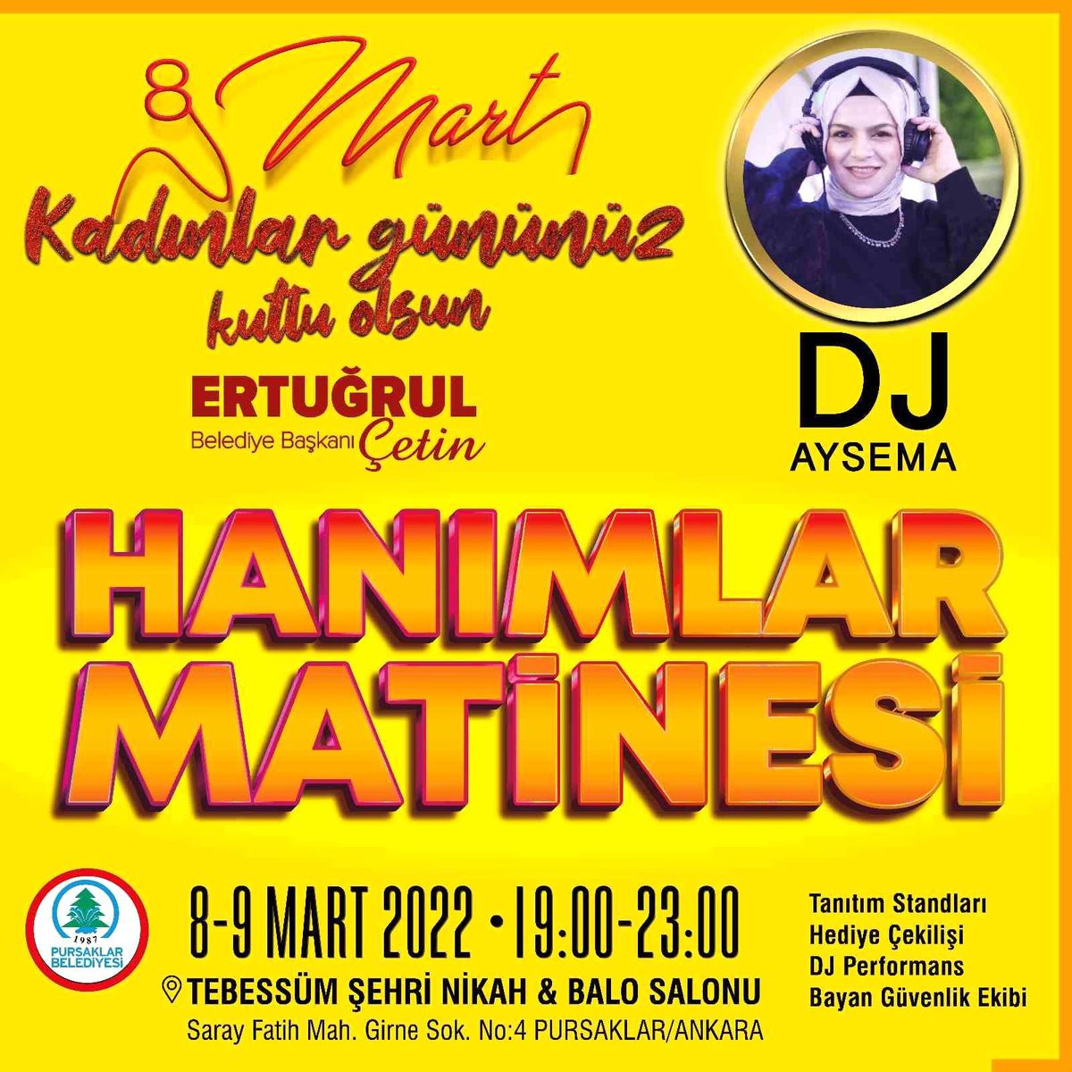 Pursaklar Belediyesinden "Hanımlar Matinesi"