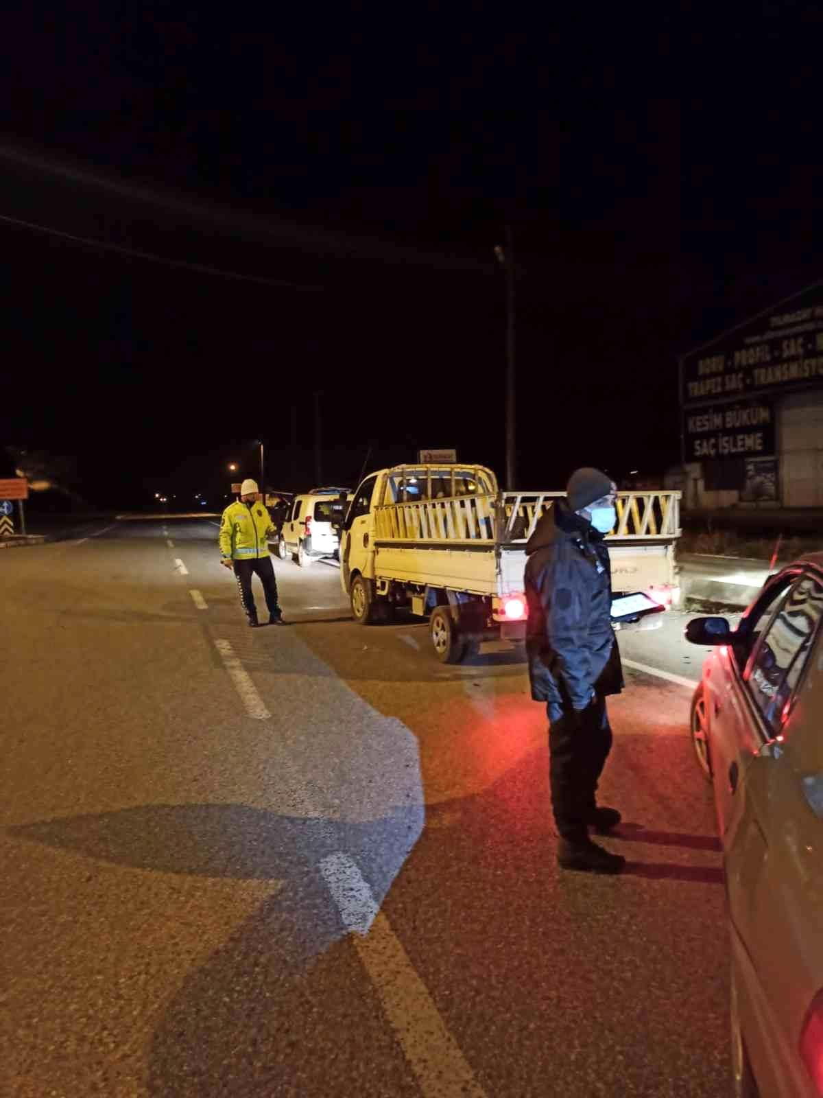 Alkollü araç kullanan sürücülere ceza yağdı