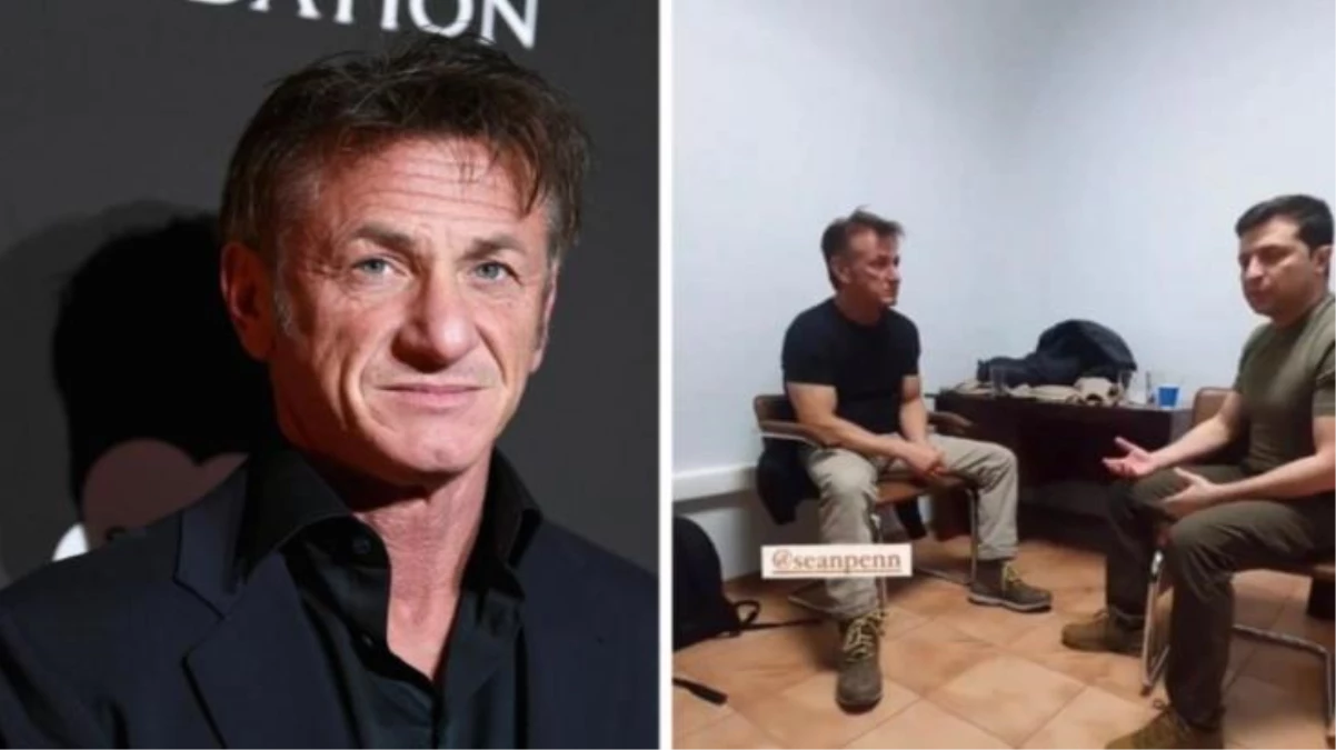 Amerikalı aktör Sean Penn, Zelenski\'yle yaptığı görüşmeyi anlattı: Ondan çok etkilendim