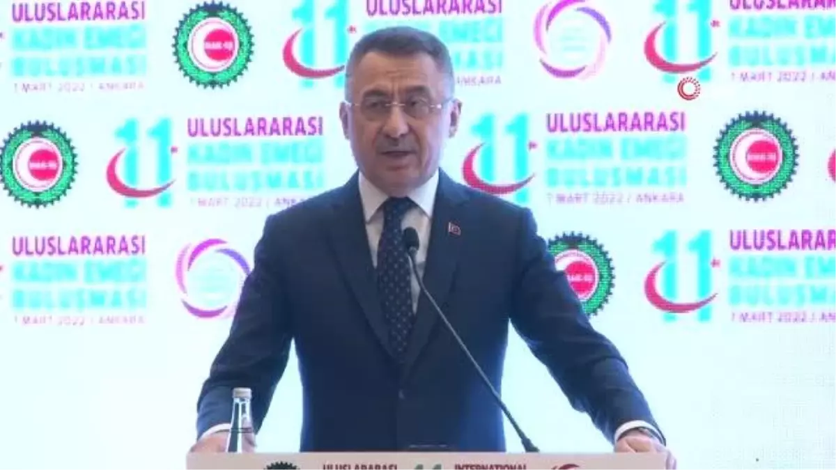 Cumhurbaşkanı Yardımcısı Oktay, "11. Uluslararası Kadın Emeği Buluşması"na katıldı