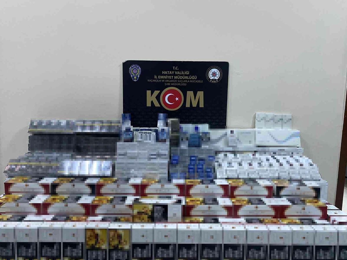 Son dakika haberleri | Hatay\'da kaçakçılık operasyonu