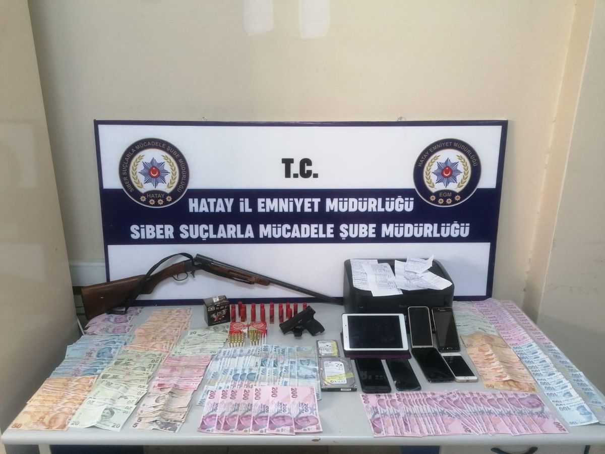 Son dakika haber | Hatay\'da yasa dışı bahis operasyonunda 6 şüpheli yakalandı