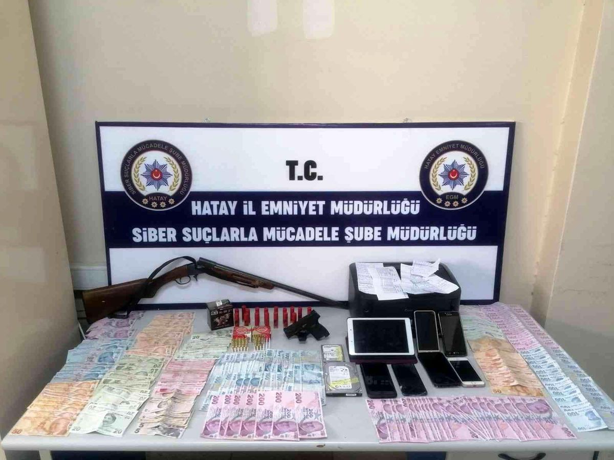 Son dakika haberi! Hatay\'da yasadışı bahis operasyonu: 6 gözaltı