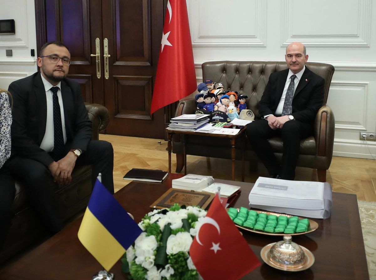 Son dakika haberi | İçişleri Bakanı Soylu, Ukrayna\'nın Ankara Büyükelçisi Bodnar\'ı kabul etti