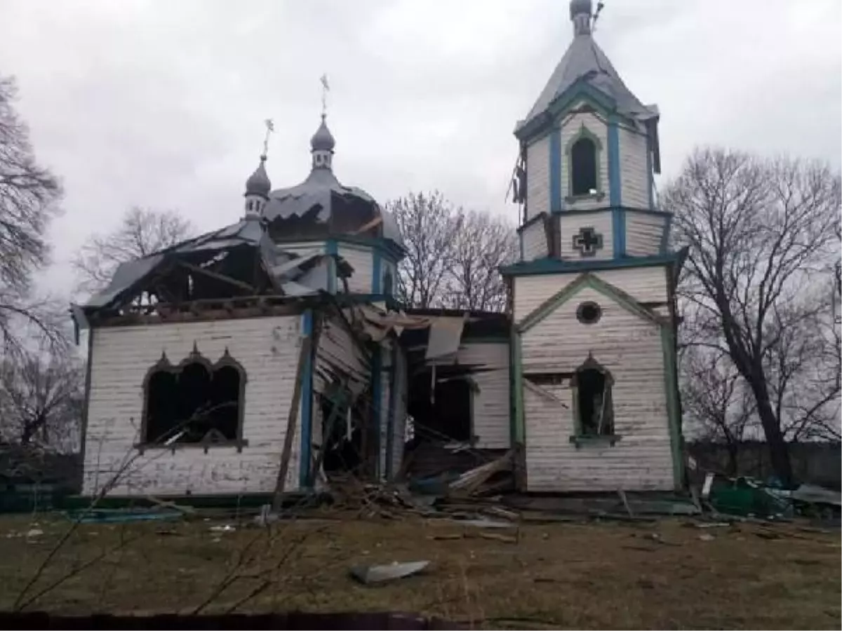 Jitomir\'in bir köyündeki 150 yıllık kilise tahrip oldu