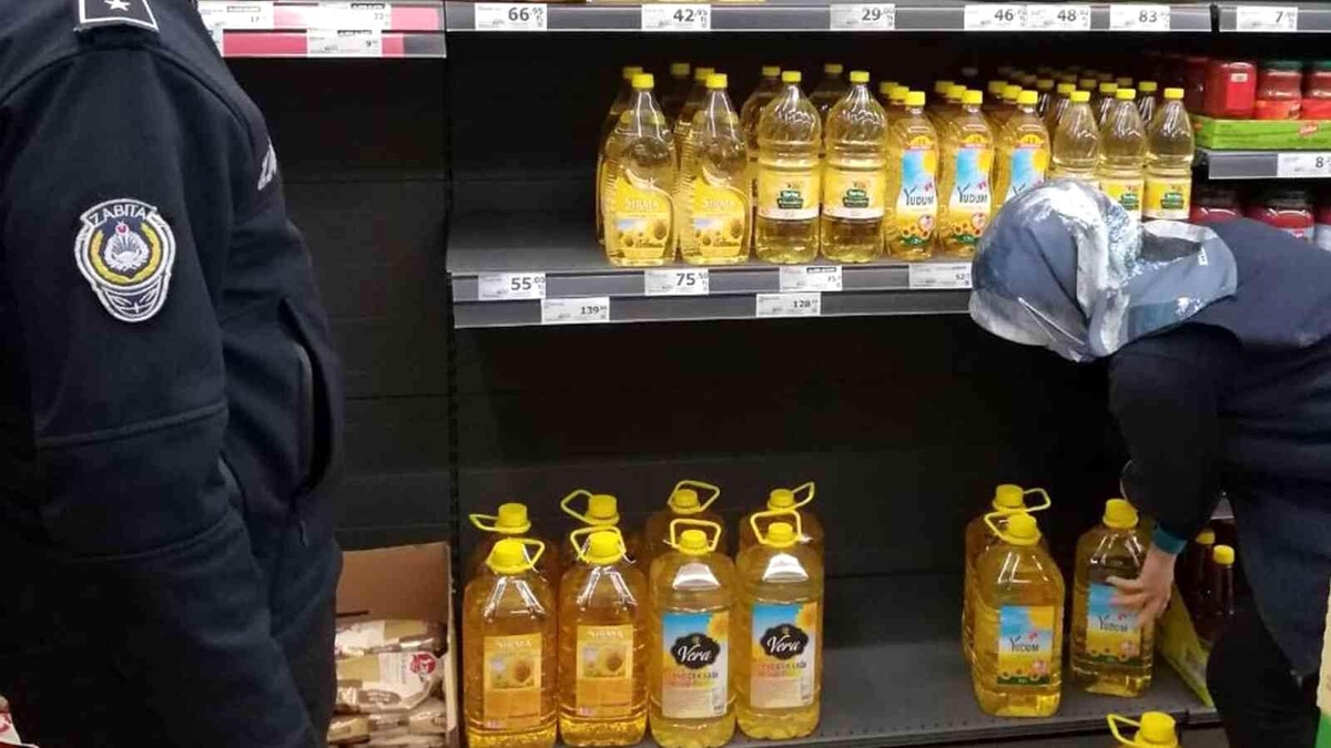 Kırıkkale\'deki marketlerde fiyat etiketi ve stok denetimi