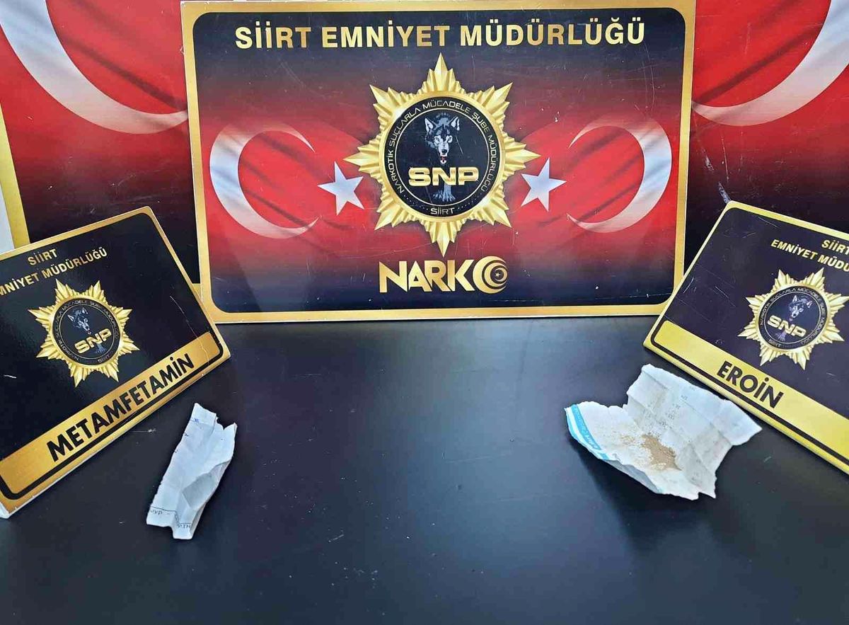 Şüphe üzerine durdurulan şahsın üzerinden uyuşturucu çıktı