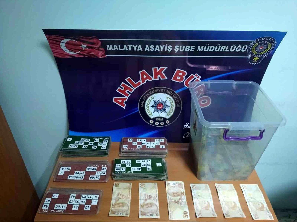 Tombala oynayan 21 şahsa ceza