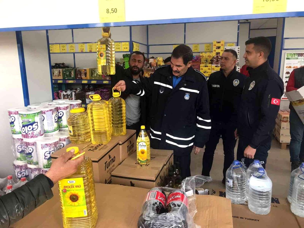Viranşehir'de marketlere fiyat ve stok denetimi
