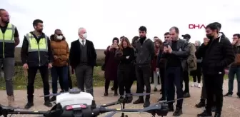 ZİRAAT'İN BUĞDAY TARLASI, DRON YARDIMIYLA GÜBRELENDİ