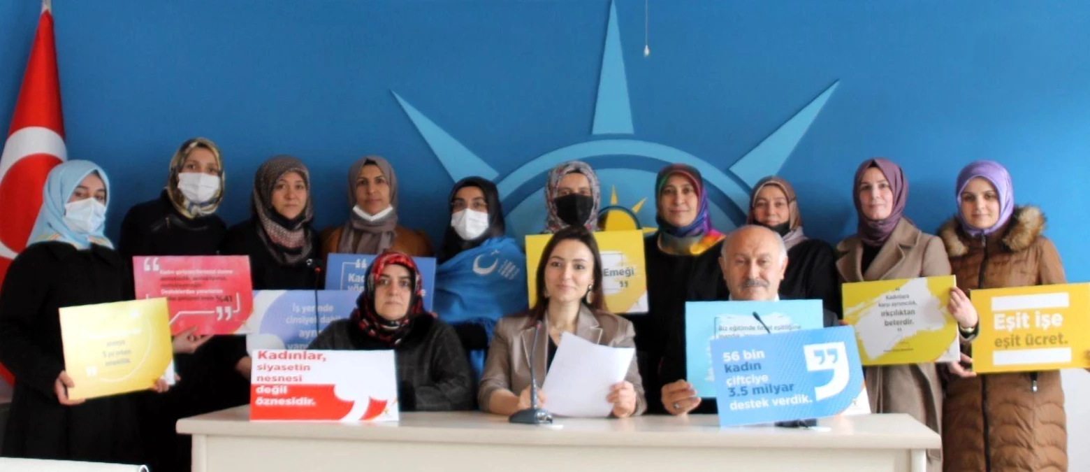 AK Parti Kadın Kollarından "Kadınlar Günü" açıklaması