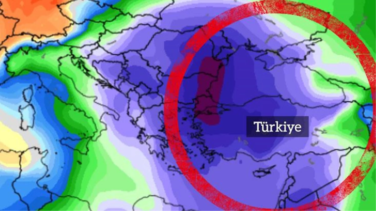 İki gün sonra ne kadar üşüyeceğimizi merak ediyorsanız bu haritaya bakın: 10 gün boyunca donacağız!