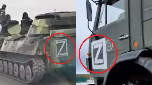 İşgalin ilk günlerinde Rus tanklarında görülmüştü! 'Z' harfi Rus yanlısı protestoların sembolü haline geldi