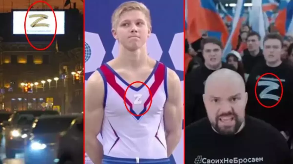 Her yer "Z" harfli sembollerle dolu: Rus yanlısı bütün platformlar taraflarını "Z" ile gösteriyor