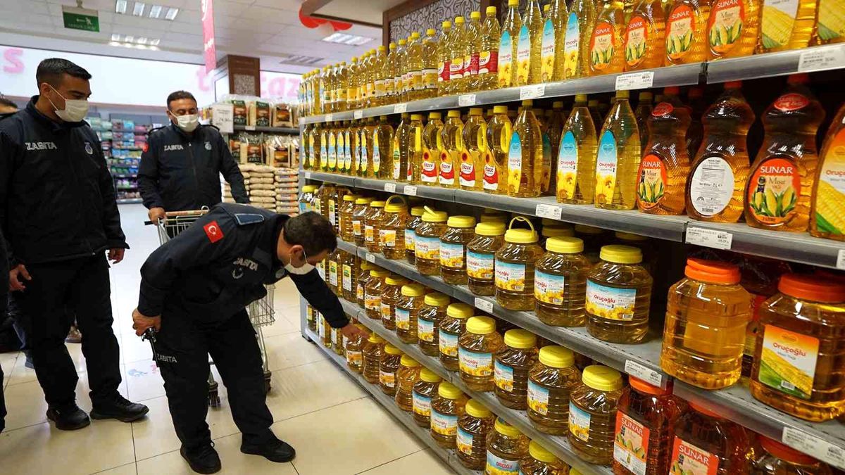 Kahramanmaraş\'ta zabıtadan yağ denetimi