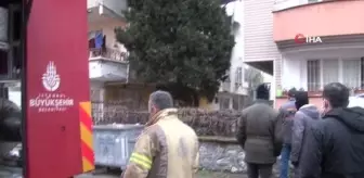 Kartal'da 3 katlı binanın 2. katında korkutan yangın