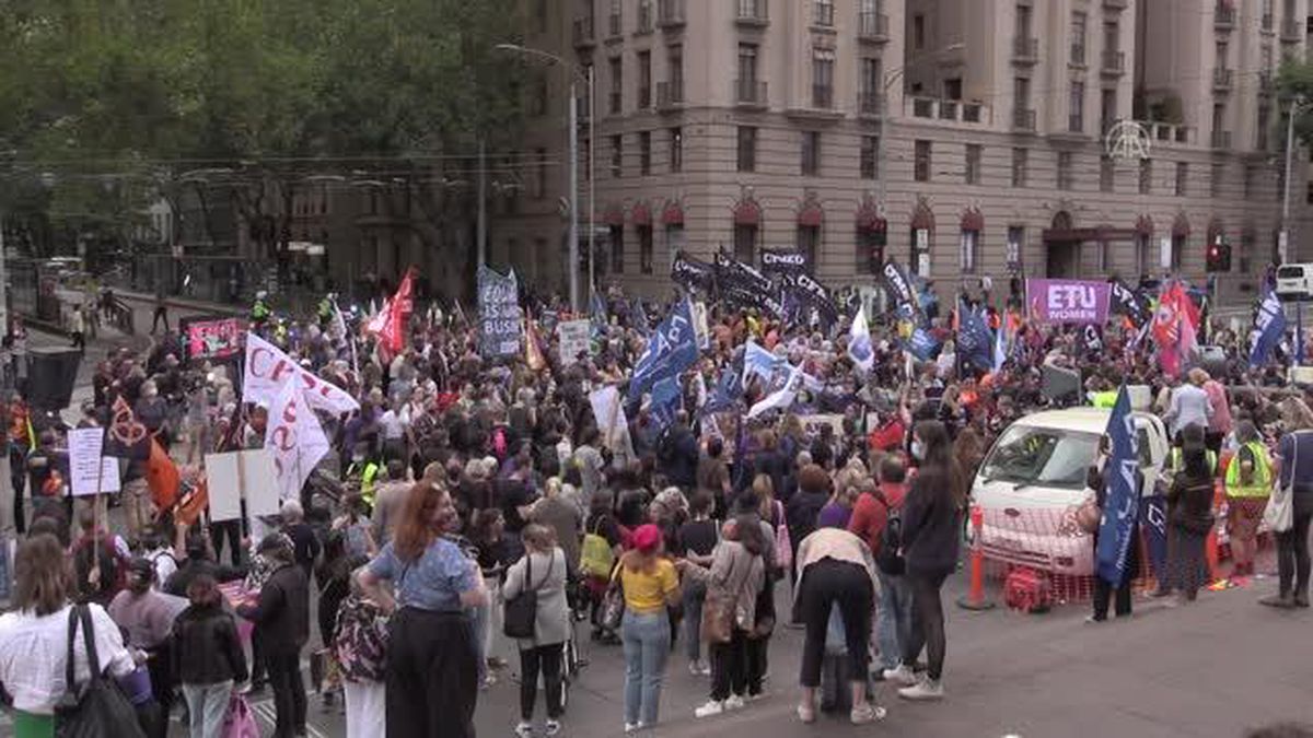 MELBOURNE - Avustralya'da kadınlar, hakları için gösteri düzenledi