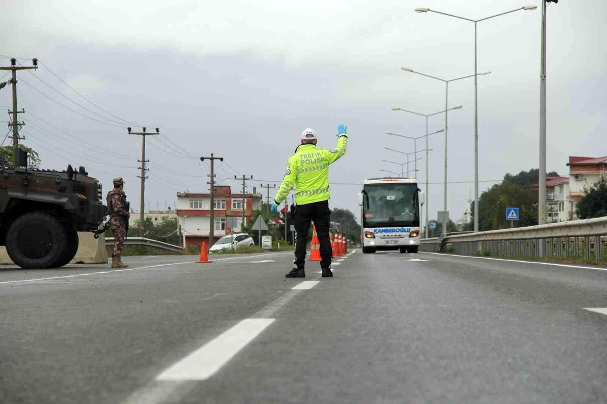 Ordu\'da trafik denetimleri