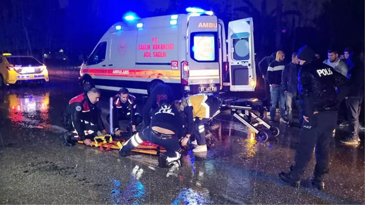 Karşıdan karşıya geçmek isterken taksinin altında kaldı!