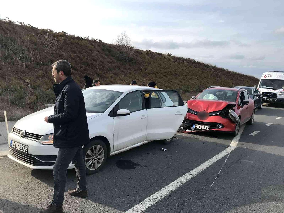 Tekirdağ\'da trafik kazası: 1 yaralı