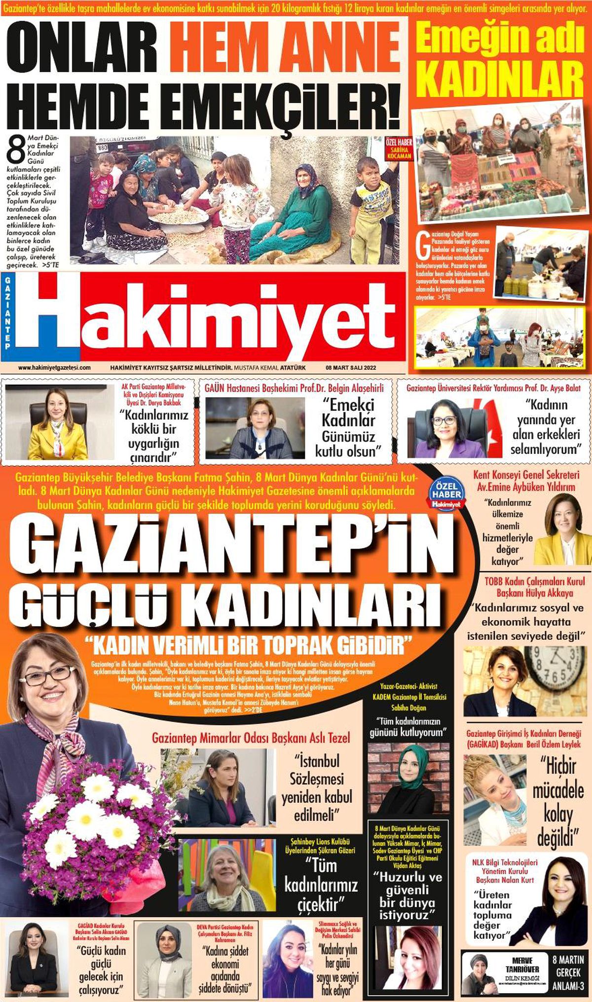 Yerel gazeteden kadınlara özel baskı