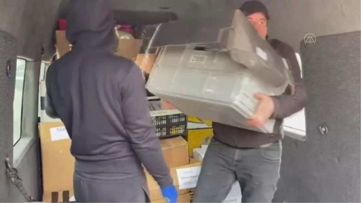 Avrupa'dan gelen yardımlar Lviv üzerinden savaş bölgelerine ulaştırılıyor