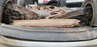 Hafif ticari araç şarampole devrildi: 9 yaralı