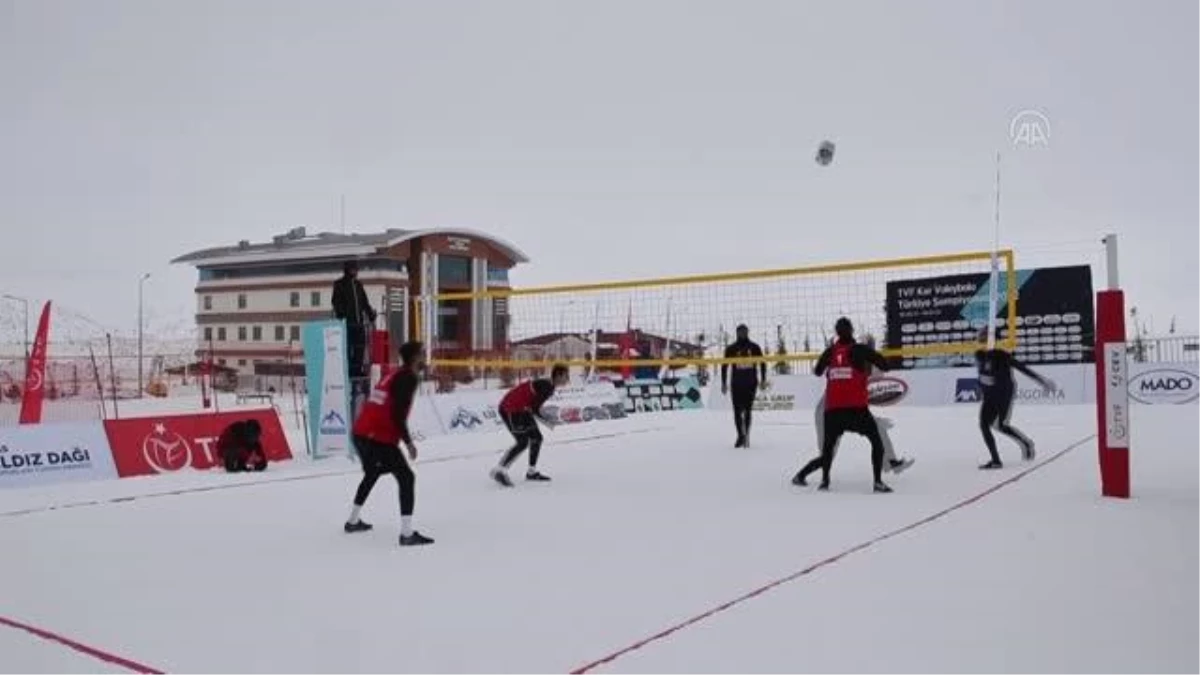 Kar Voleybolu Türkiye Şampiyonası\'na "TVF" takımları damga vurdu