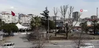 Maltepe'de otopark alanında kalan Bakireler Tapınağı böyle görüntülendi