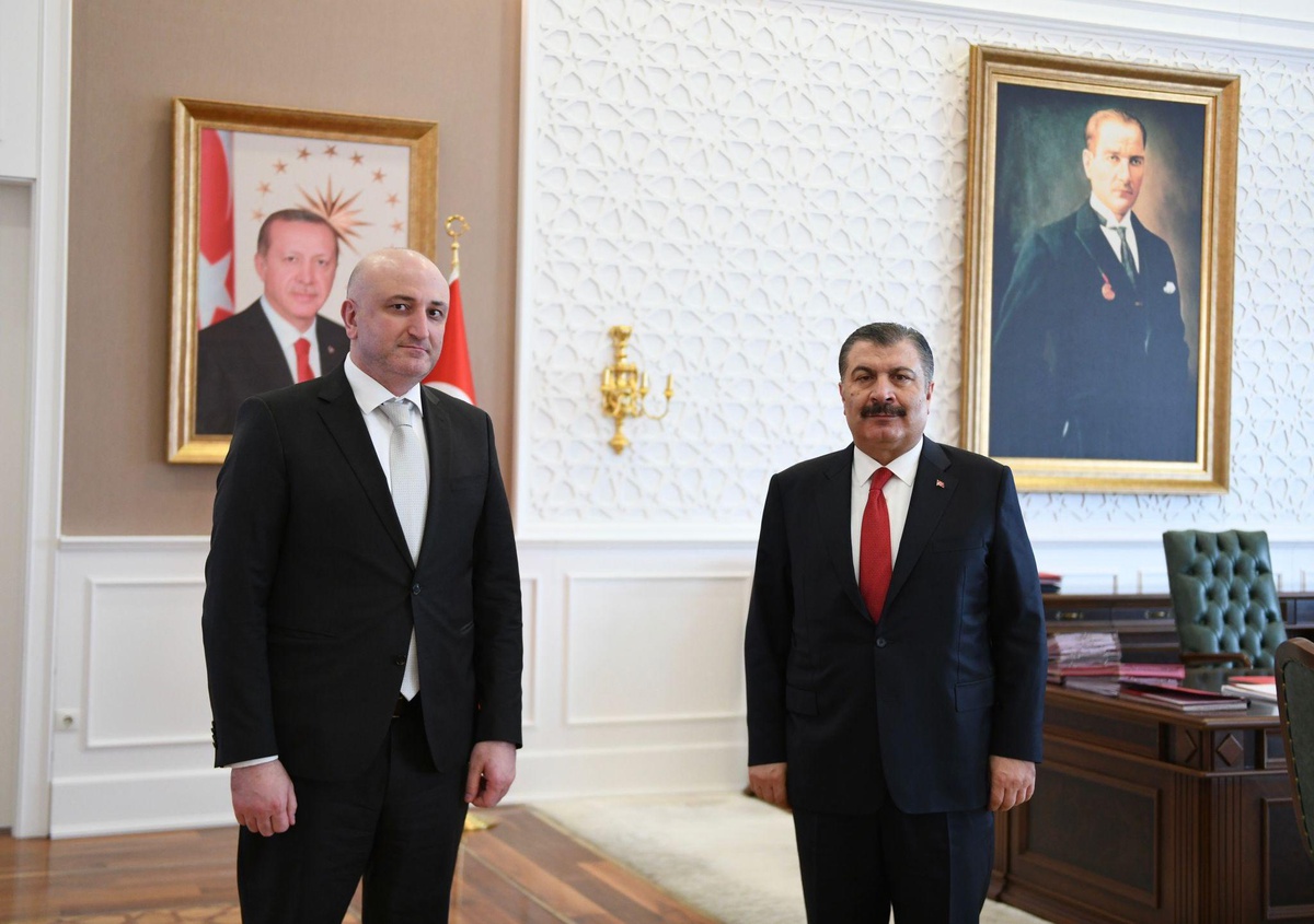 Son dakika haberleri | Bakan Koca, Gürcistanlı mevkidaşı ile görüştü