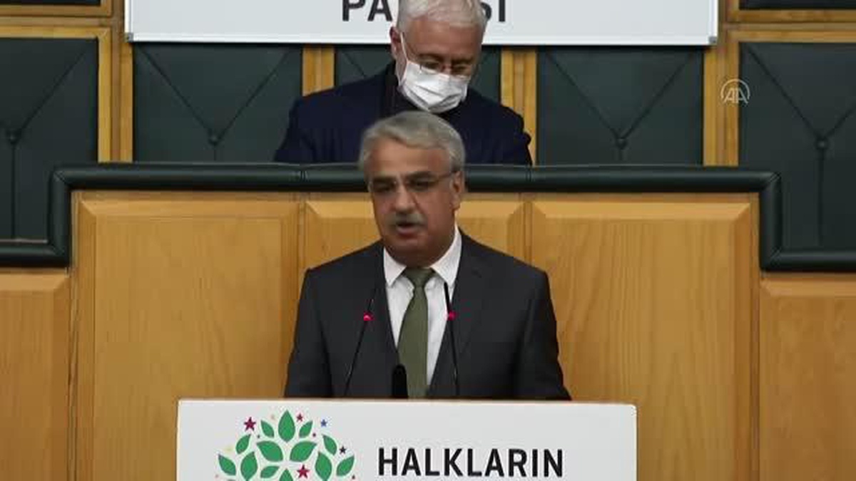 Sancar, HDP TBMM Grup Toplantısı'nda konuştu (1)