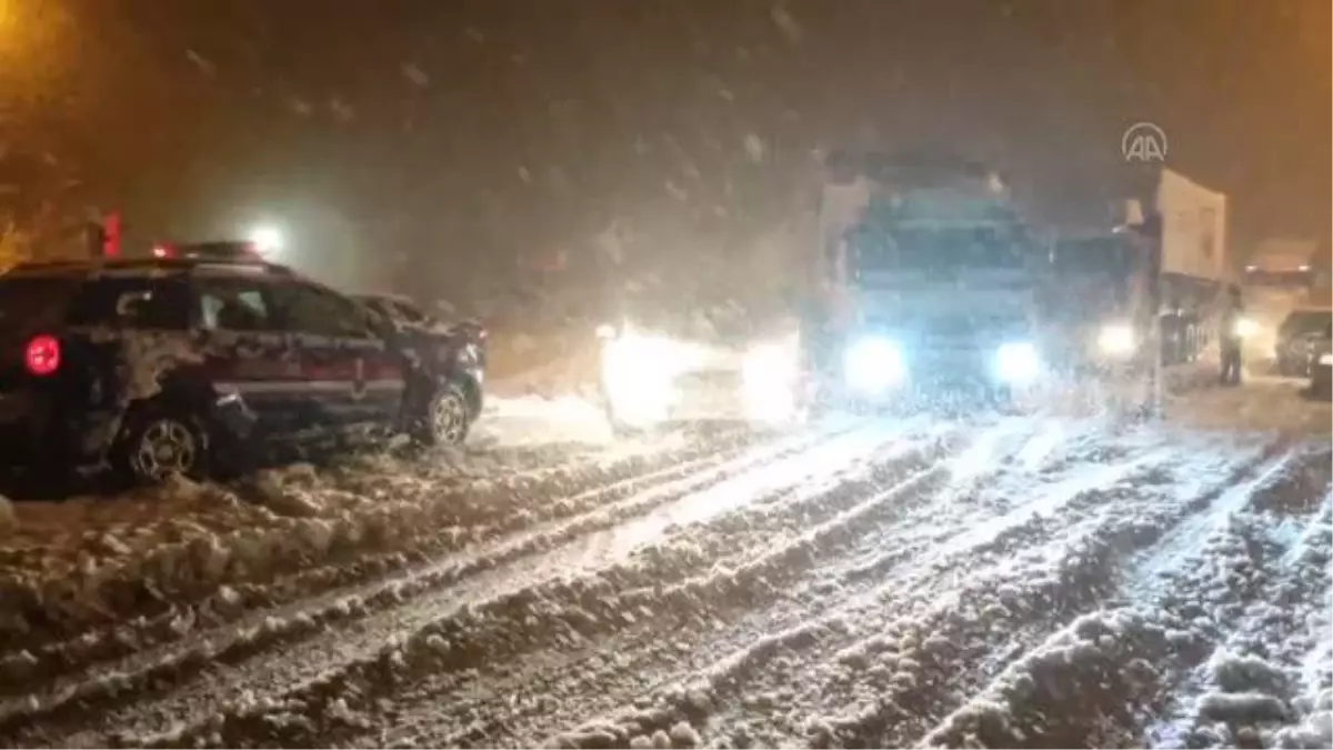 Seydişehir Antalya yolu çekici türü araçlara kapatıldı