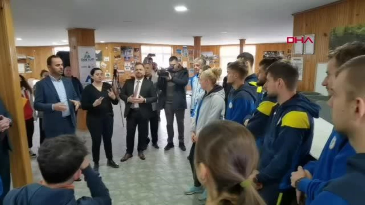 SPOR TİESF Başkanı Vural, Ukraynalı sporcuları ziyaret etti