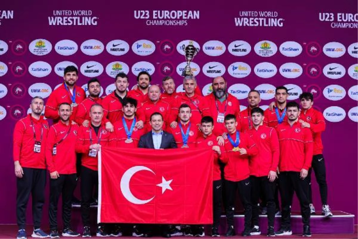 U23 Avrupa Güreş Şampiyonası\'nda Türkiye, grekoromen stilde Avrupa ikincisi oldu