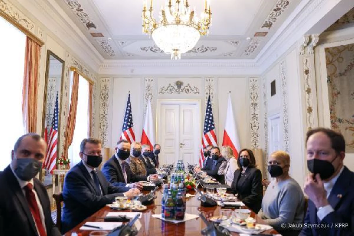 ABD Başkan Yardımcısı Harris, Polonya Cumhurbaşkanı Duda ile görüştü
