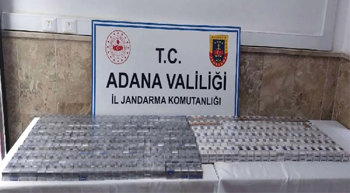 Adana\'da 790 paket kaçak sigara ele geçirildi