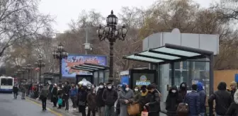 Ankara'da özel halk otobüsü esnafı kontak kapattı