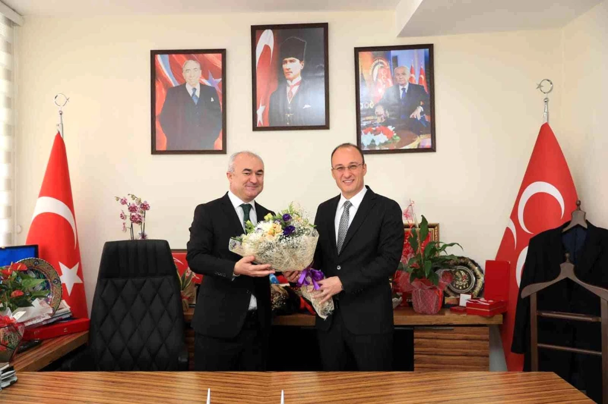 Başkan Örki\'den MHP İl Başkanı Garip\'e ziyaret