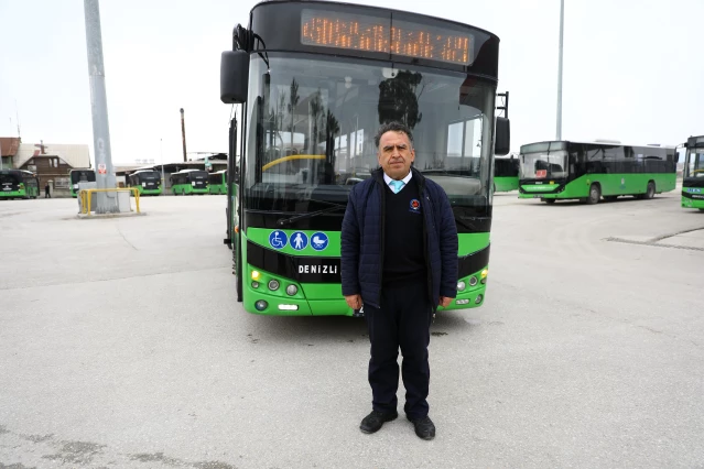 Denizli'de halk otobüsü şoförü rahatsızlanan yolcusunu hastaneye yetiştirdi