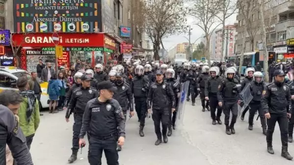 Son dakika haberleri | DİYARBAKIR'DAKİ 'KADINLAR GÜNÜ' MİTİNGİNE 9 GÖZALTI